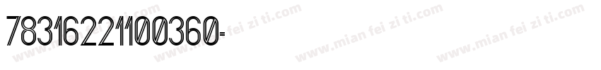 78316221100360字体转换