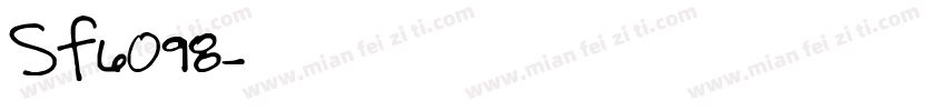 Sf6098字体转换