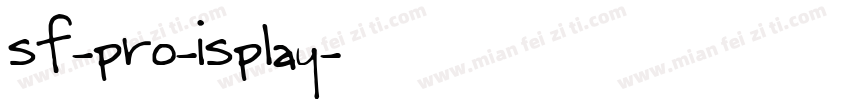 sf-pro-isplay字体转换