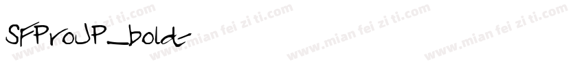 SFProJP_bold字体转换