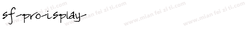 sf-pro-isplay字体转换