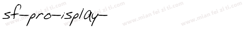 sf-pro-isplay字体转换