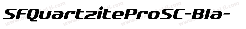 SFQuartziteProSC-Bla字体转换