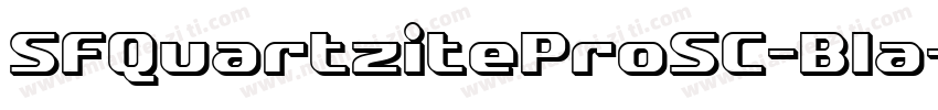 SFQuartziteProSC-Bla字体转换