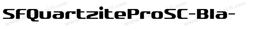SFQuartziteProSC-Bla字体转换