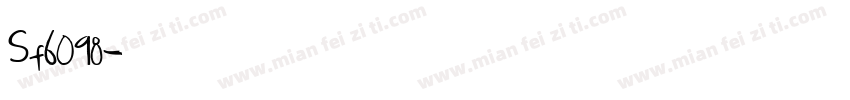 Sf6098字体转换