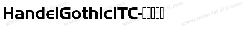 HandelGothicITC字体转换