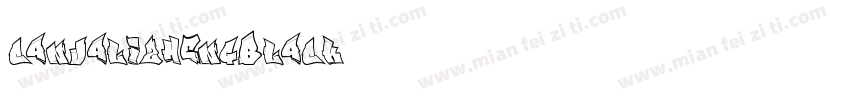 CanvaLiZhengBlack字体转换