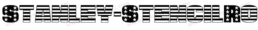Stanley-StencilRoug字体转换