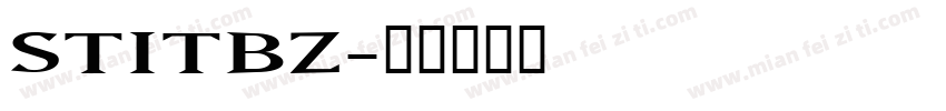 STITBZ字体转换
