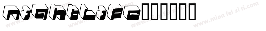 Nightlife字体转换