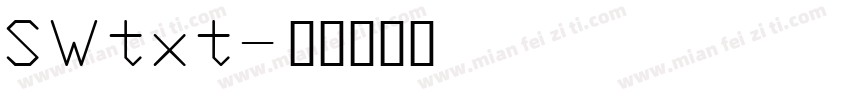 SWtxt字体转换