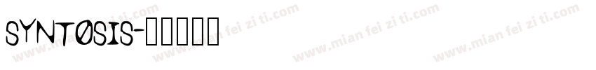 Syntosis字体转换