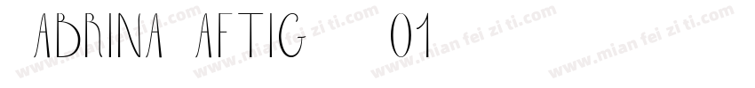 SabrinaZaftigNFW01-R字体转换