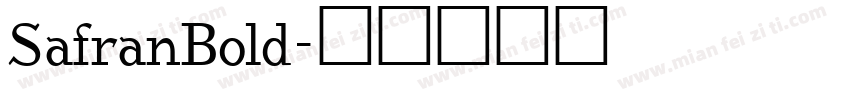 SafranBold字体转换