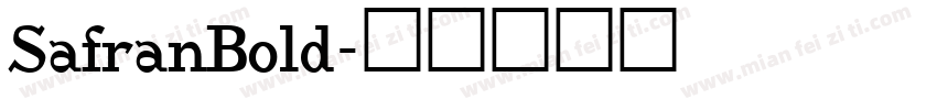 SafranBold字体转换