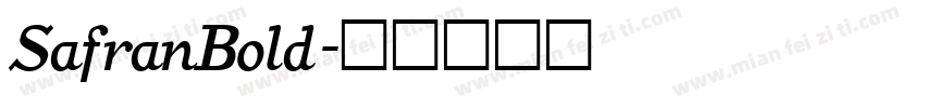 SafranBold字体转换