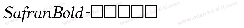 SafranBold字体转换