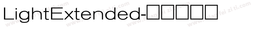 LightExtended字体转换