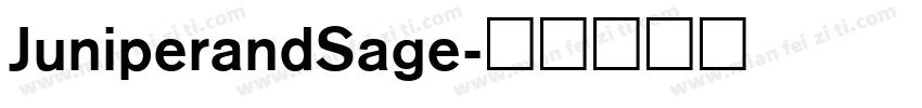 JuniperandSage字体转换