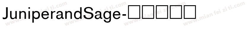 JuniperandSage字体转换