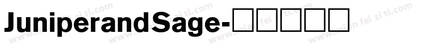 JuniperandSage字体转换