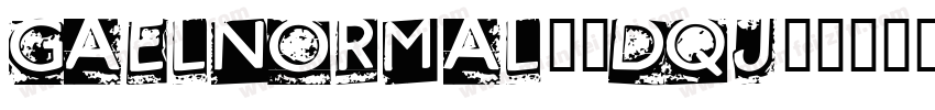 GaelNormal-1Dqj字体转换