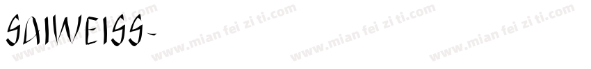SAIWEISS字体转换