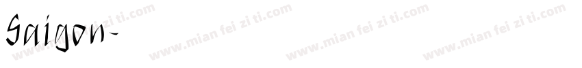 Saigon字体转换