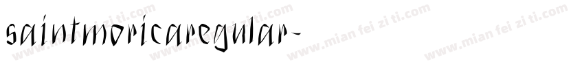 saintmoricaregular字体转换