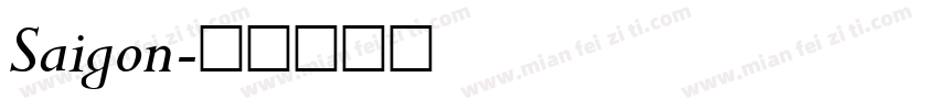 Saigon字体转换