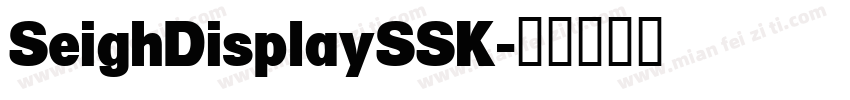SeighDisplaySSK字体转换