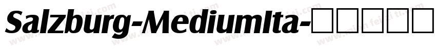 Salzburg-MediumIta字体转换