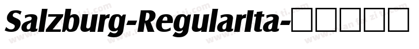 Salzburg-RegularIta字体转换