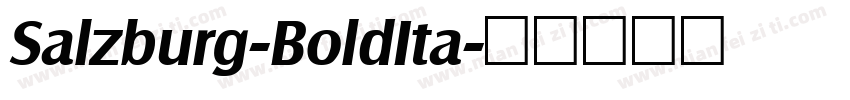 Salzburg-BoldIta字体转换