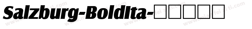 Salzburg-BoldIta字体转换