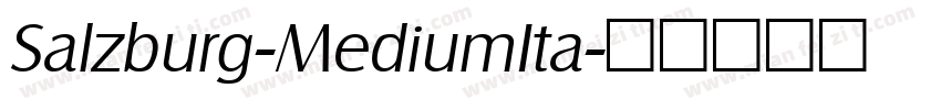 Salzburg-MediumIta字体转换