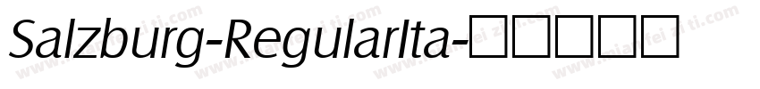 Salzburg-RegularIta字体转换