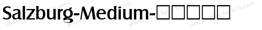 Salzburg-Medium字体转换