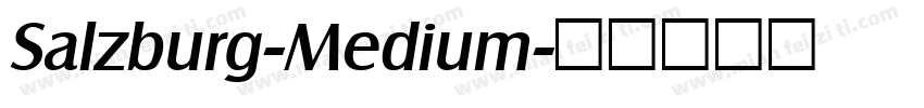 Salzburg-Medium字体转换
