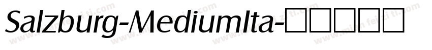 Salzburg-MediumIta字体转换