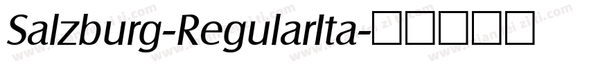 Salzburg-RegularIta字体转换
