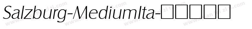 Salzburg-MediumIta字体转换