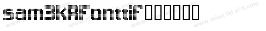 sam3KRFonttif字体转换