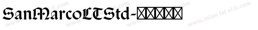 SanMarcoLTStd字体转换