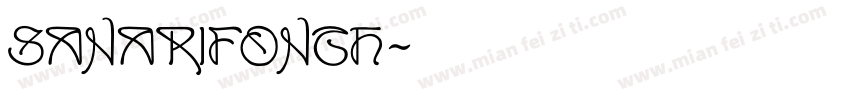 Sanarifonth字体转换