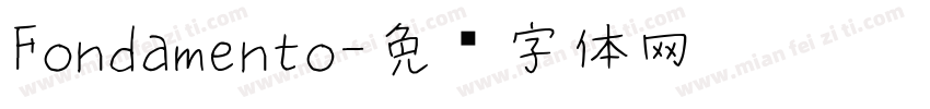 Fondamento字体转换