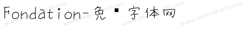 Fondation字体转换