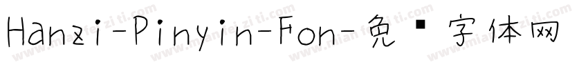 Hanzi-Pinyin-Fon字体转换