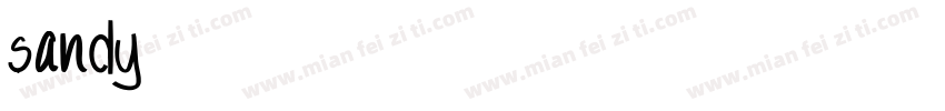 sandy字体转换